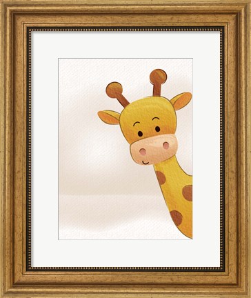 Framed Peek A Boo 2 Print