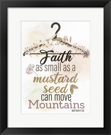 Framed Faith as Small Print