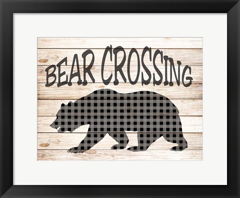 Framed Crossing 1 Print