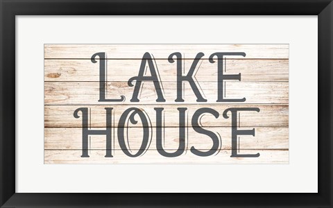 Framed Lake House 4 Print