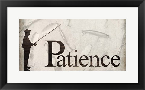 Framed Patience Print