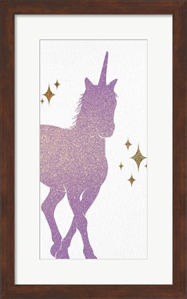 Framed Unicorn Gems 1 Print