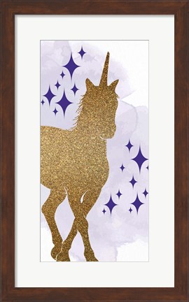 Framed Magical Unicorn 1 Print