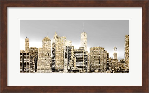 Framed New York 1 Print