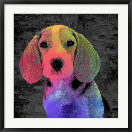 Framed Beagle Print