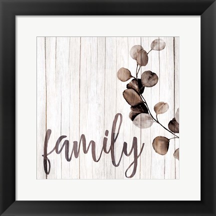 Framed Family Branch Print