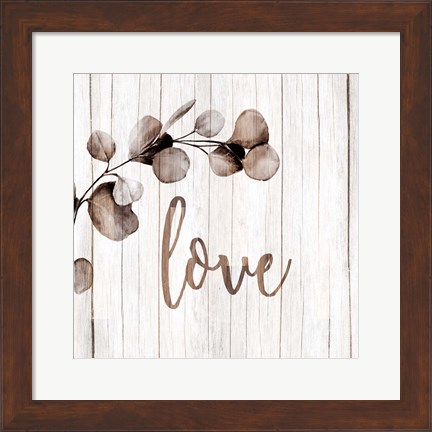 Framed Love Branch Print