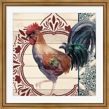 Framed Poultry 2 Print