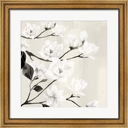 Framed Magnolias Print