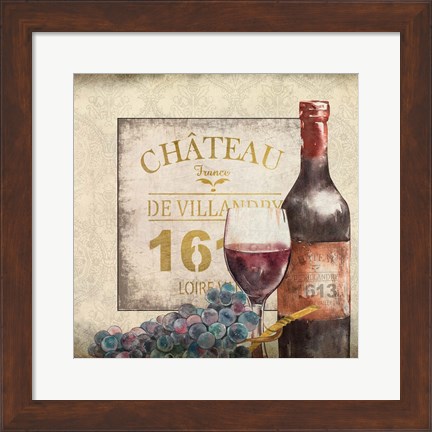 Framed Chateau 1 Print