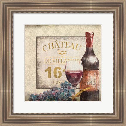 Framed Chateau 1 Print