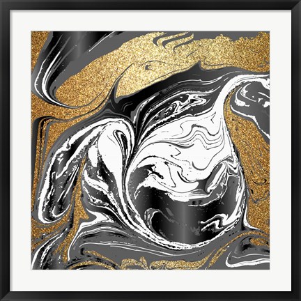 Framed Agate Beauty 1 Print