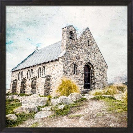 Framed Stone Church Print