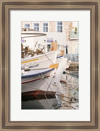 Framed Morning by The Fishing Port Print