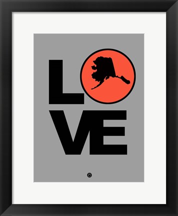 Framed Love Alaska Print