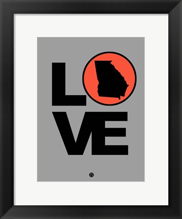 Framed Love Georgia Print