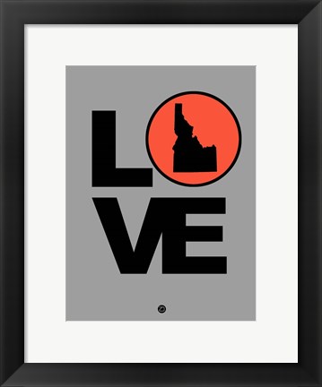 Framed Love Idaho Print