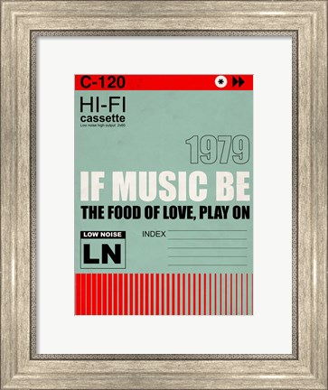 Framed Music of Love Print