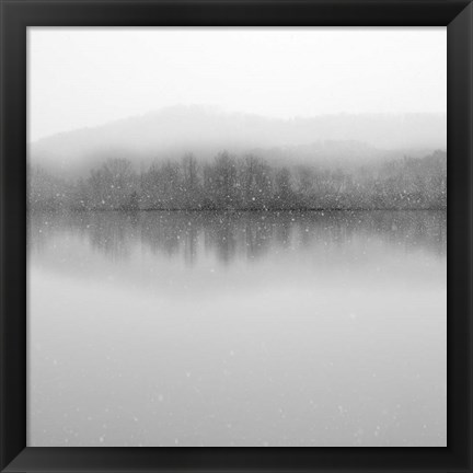 Framed Snowfalls; Clinch River Print