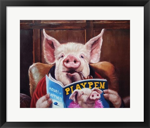 Framed Male Chauvinist Pig Print