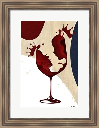 Framed Drink of Love Print