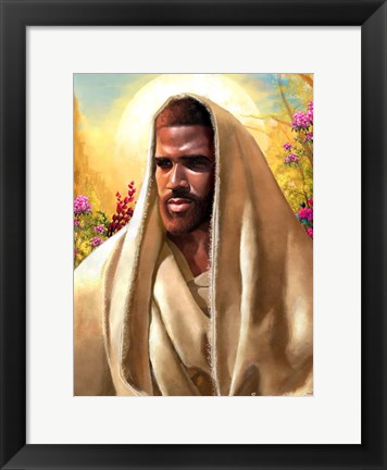 Framed Jesus Peace Print