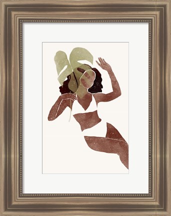 Framed Swimsuit III Print