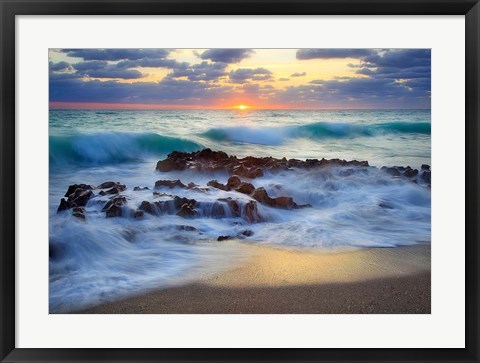 Framed Soft Sunrise Print