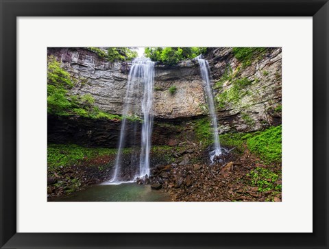 Framed Below Fall Creek Falls Print