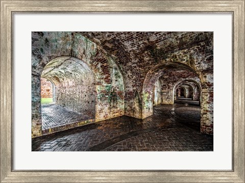 Framed Fort Pike Tunnel Vision Print