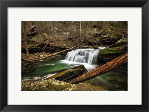 Framed Tumbling down Daniel Creek Print