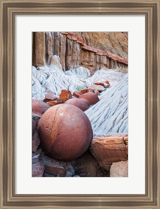 Framed Cannonballs in the Badlands Print