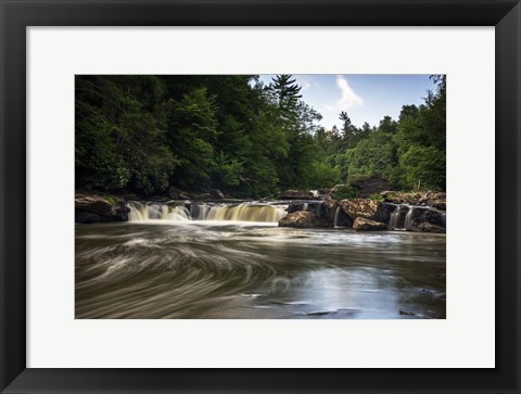 Framed Below Swallow Falls Print