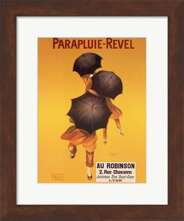 Framed Parapluie Revel Print