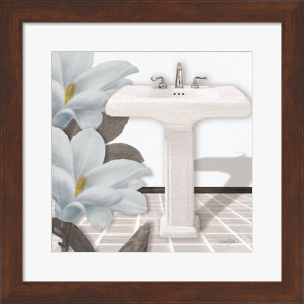 Framed Powder Sink 1 Print