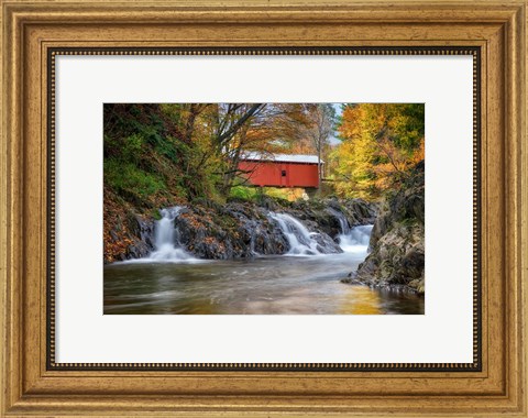 Framed Slaughter House Covered Bridge Print