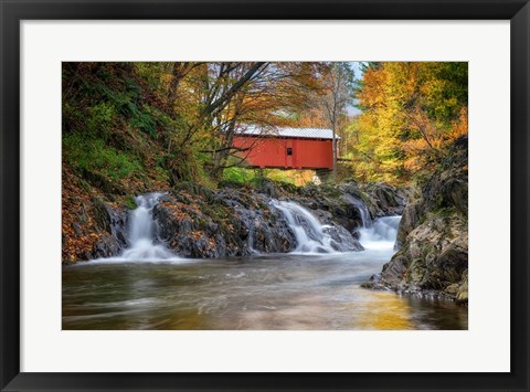 Framed Slaughter House Covered Bridge Print