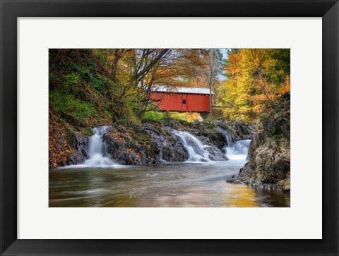 Framed Slaughter House Covered Bridge Print