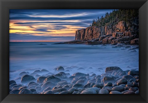 Framed October Dawn on Boulder Beach Print