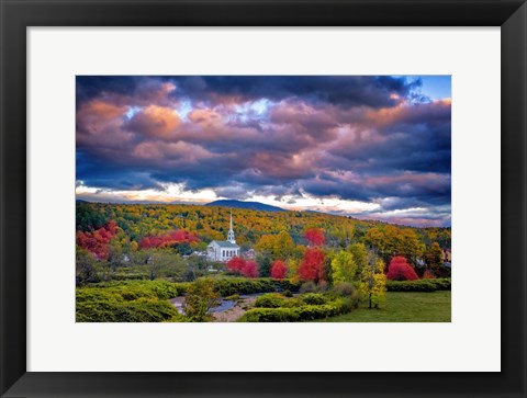 Framed Stowe Autumn Print