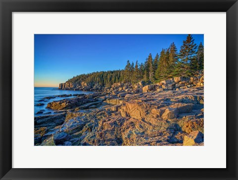 Framed Clear Morning in Acadia Print