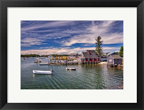 Framed Summer Day on Vinalhaven Print