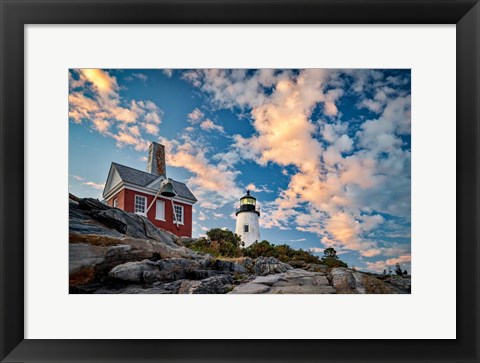 Framed Pemaquid Dusk Print