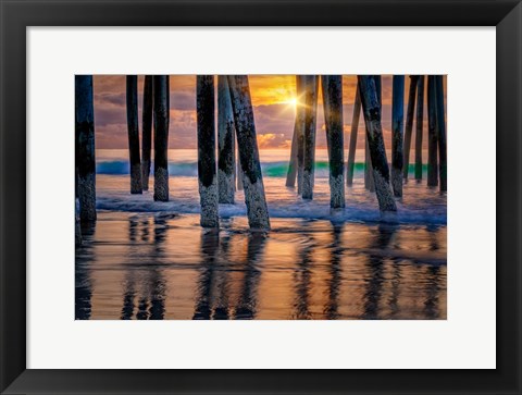 Framed Old Orchard Beach Sunrise Print