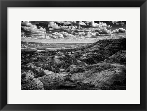 Framed Oxbow Overlook Afternoon Print