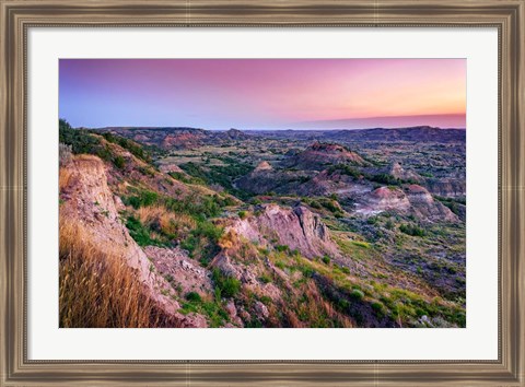 Framed Morning at Painted Canyon Print