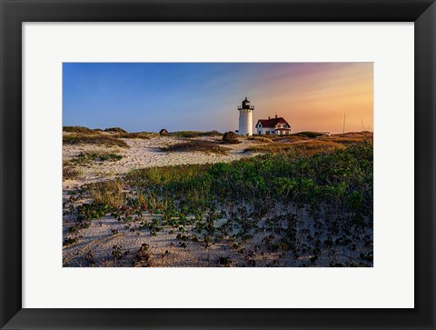 Framed Sunset at Race Point Print