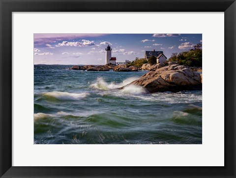 Framed Spring Afternoon at Annisquam Lighthouse Print