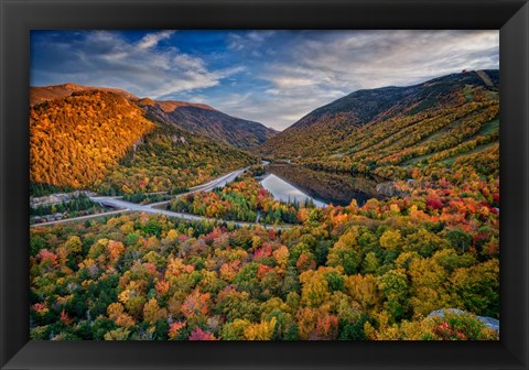 Framed Sunset at Artist&#39;s Bluff Print