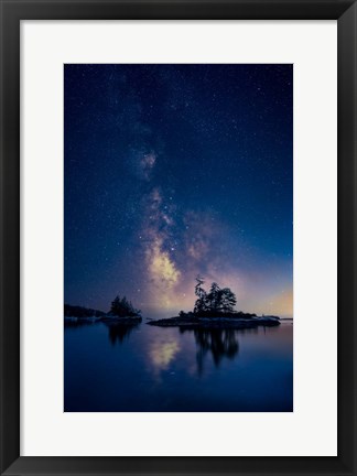 Framed Night Falls at Lookout Point Print